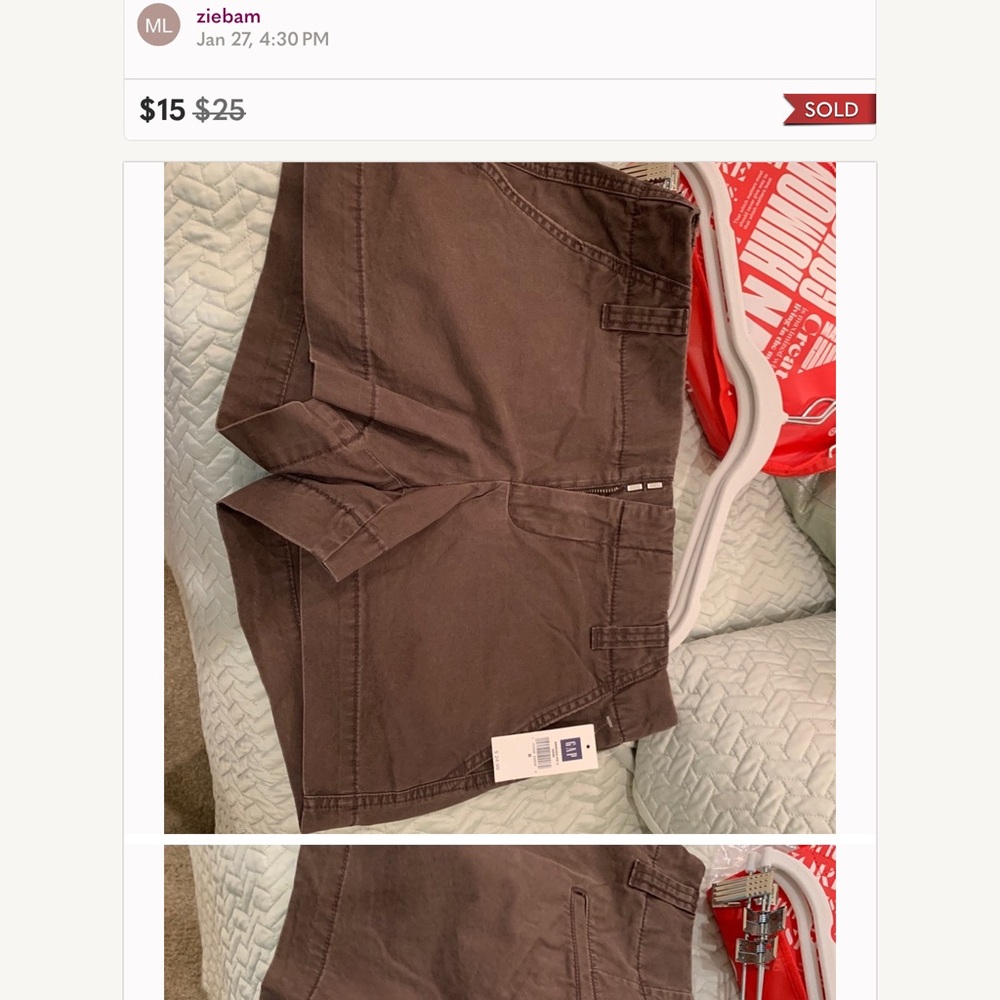 GAP Dark Brown Shorts